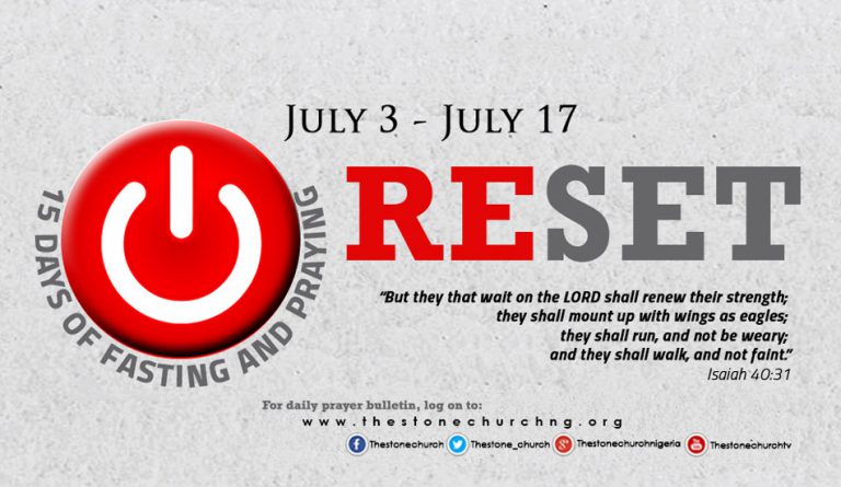 JULY 2015 Fasting & Prayer (Hear & Be Healed)