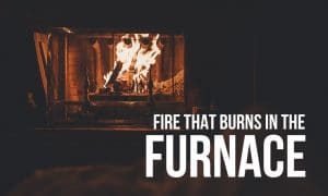 fire that burns in the furnace