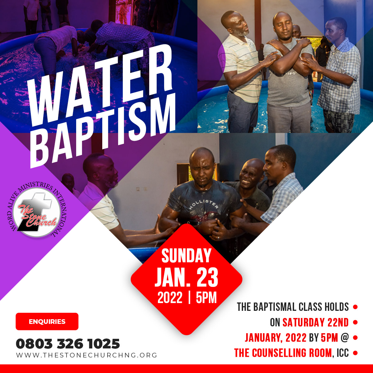 Water Baptism - January 30, 2022
